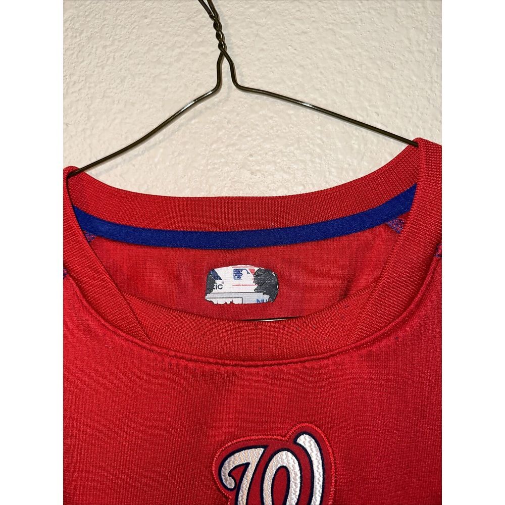 Majestic Washington Nationals Warm-up Jersey Size Medium 24x29‎ - Picture 3 of 4